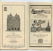 1930&#39;s Copenhagen Denmark Advertising Brochure with Color Pictorial Map - £37.36 GBP