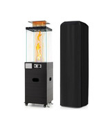40000 BTU Patio Heater Outdoor Propane Gas Heater with Cover and Wheels-... - $8,892.07 MXN
