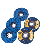 Strip Discs 5PCS Bule Stripping Wheel 4-1/2&quot; X 7/8&quot; Fit Angle Grinder Clean and  - £26.54 GBP
