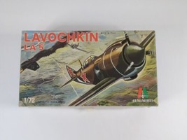 Lavochkin LA5 Model Airplane Kit Italeri 1/72 Scale No. 1101 Complete - $15.99