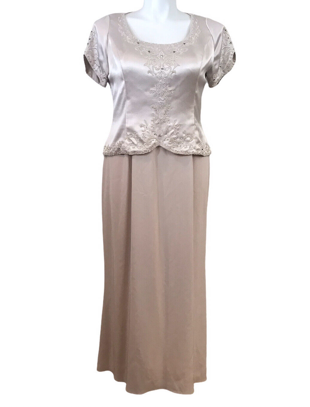 Primary image for Mon Cheri Montage Formal Dress Size 16 Color Stone Mother of Bride/Groom 2 pc.