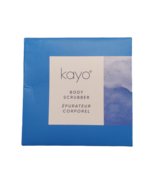 New Kayo Body Scrubber Exfoliating Blue Brand New Round Soft - $6.90