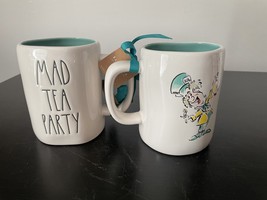Rae Dunn Disney &quot;MAD TEA PARTY&quot; Double Sided Mug - £27.49 GBP