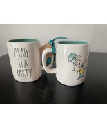 RAE DUNN DISNEY &quot;MAD TEA PARTY&quot; DOUBLE SIDED MUG - £29.62 GBP