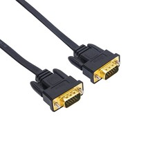 DTech Thin Computer Monitor VGA Cable 6ft Standard 15 Pin Connector Male to Male - £14.60 GBP