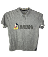 Disney Store London Mickey Polo Shirt Mens Size XL Gray - €15,41 EUR
