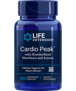 4 BOTTLES SALE Life Extension Cardio Peak Standardized Hawthorn 120 veg ... - $77.00