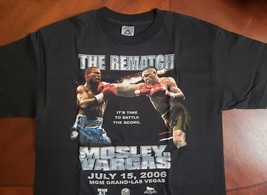 Mosley vs Vargas July 15 2006 MGM Grand Las Vegas Promo Boxing t shirt, M - $14.95