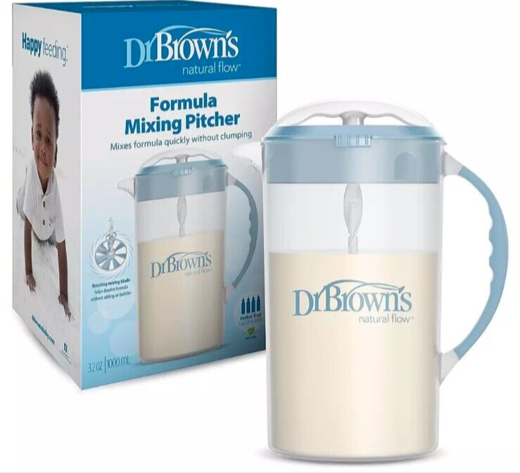 Dr. Brown&#39;s Baby Formula Mixing Pitcher with Adjustable Stopper- 32 oz - $12.75