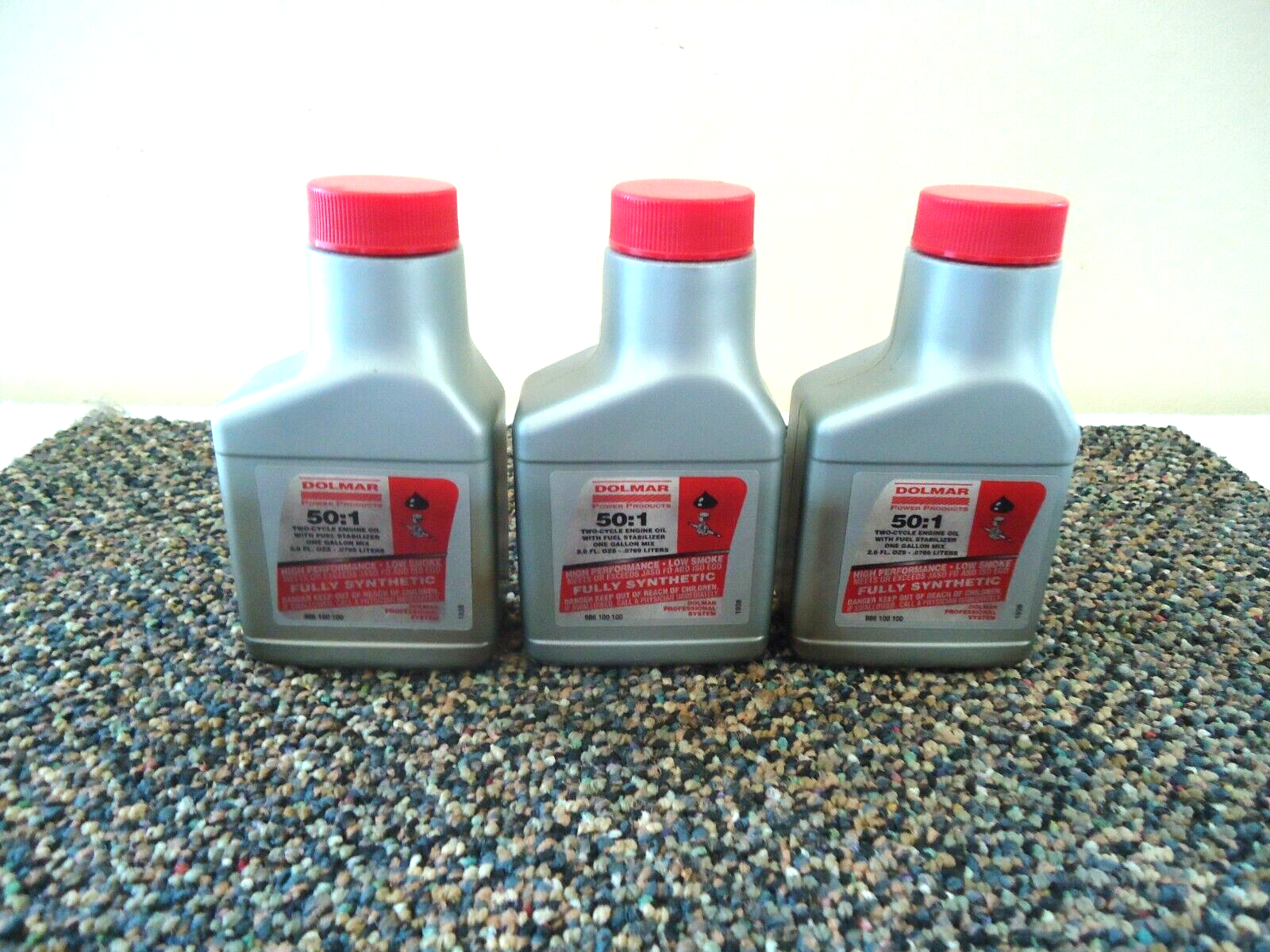 Dolmar 50:1 Fully Synthetic 2 Cycle Engine Oil With Fuel Stabilizer 3 Bottles - $74.79