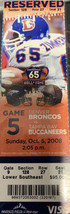 Broncos vs,tampa Buccaneers October 5, 2008 game 5 denver - £27.16 GBP