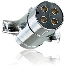 Hopkins 48325 4 Pole Round Trailer Plug End Only - $27.11 CAD
