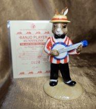 Royal Doulton Banjo Player Bunnykins Figurine DB182 Vintage 1998 LE 0624... - $1,782.07 MXN
