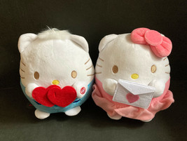 HK 7-11 Sanrio Hello Kitty &amp; Dear Daniel Recording Letter Plush Toys Dolls Set - £28.25 GBP