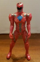 2016  - Mighty Morphin Power Rangers Movie - Red Ranger Action Figure - 5” - £3.91 GBP