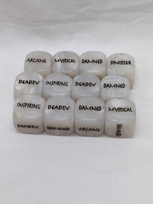 (12) Warhammer Age Of Sigmar Terrain Dice 19mm - $29.69
