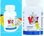 Forever Kids Chewable Multi Vitamins No Preservatives Kosher Halal 120 t... - £26.77 GBP