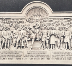 Antique 1909 Niederwald Monument Kaiser Relief Postcard Die Wacht am Rhein - £7.41 GBP