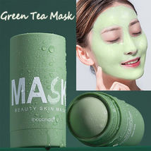 Green Tea Clean Face Mask Stick Clean Pores Dirt Moisturizing Whitening Care - £13.37 GBP