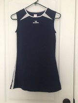 1 Pc Diadora Women&#39;s Blue White Sleeveless Shirt Long Length ActiveWear ... - £31.51 GBP