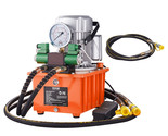 VEVOR Electric Hydraulic Pump Double Acting Oil Pump 10000 PSI 8L Soleno... - $557.99