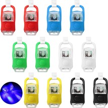 12 Pcs\. Red, Blue, Green, White, Black, And Yellow Battery Operated Led... - £31.03 GBP