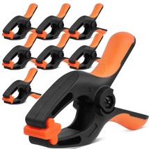 HORUSDY 8-Pack Spring Clamps Heavy Duty, 5-inch Large Plastic Clamps for... - $21.99