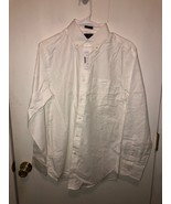 NWT J Crew Ludlow Mens 15 / 33 Slim Fit White Button Down Shirt Supima C... - $444.60 MXN