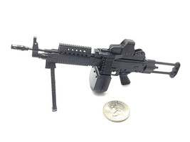 1/6 Scale Mk46 Mod 0 Machine Gun Rifle Model US Navy Army Military Action Figure - £13.43 GBP