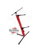 2-Tier Column Keyboard Stand with Mic Boom Arm by GRIFFIN - Double Slidi... - £99.79 GBP