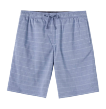 Hang Ten Men&#39;s Chino Shorts Blue Stripe Stretch Drop In E-Waist Walkshort (S03) - £11.80 GBP+