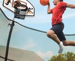 Trampoline Basketball Hoop With Mini Basketball Easy To Install Basketba... - $124.99