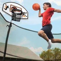 Trampoline Basketball Hoop With Mini Basketball Easy To Install Basketba... - $124.99
