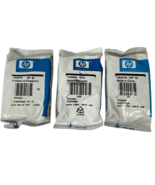 Lot of 3 HP Ink Cartridge CB337W CH562W C9363W Tri-Color For Deskjet Off... - $274.67 MXN