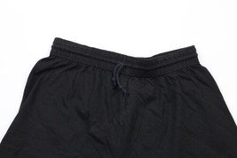 Vintage 90s Streetwear Womens Size XL Faded Blank Cotton Shorts Black USA - £31.50 GBP