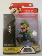 World of Nintendo Super Mario Series 3 Luigi 2.5&quot; Mini Figure - £8.59 GBP