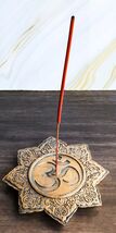Fengshui Zen Buddha Om Symbol Mandala Lotus Padma Flower Incense Burner ... - $16.99