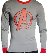 Bioworld Avengers S Cool Johns Long Underwear top Shirt Men&#39;s New Marvel... - £14.12 GBP