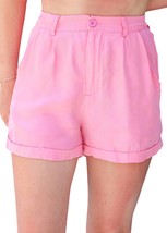 Sadie &amp; Sage stay true cuffed shorts in Pink - £36.44 GBP