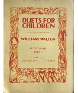 Duets for Children Book I by William Walton / 1940 Oxford Univ Press Son... - £8.94 GBP