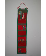 St Nicholas Square Christmas Card Holder Wall Hanging Pockets NWT - £11.00 GBP