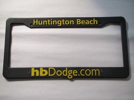 Huntington Beach Dodge License Plate Frame Dealership Plastic - $36.19