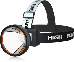 Super Bright LED Rechargeable Headlamp Flashlight Torch Headlamp for Min... - £21.59 GBP