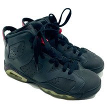 Nike 543390-008 Air Jordan 6 VI Retro Black Anthracite Hyper Pink Youth Sz 5Y - £59.18 GBP