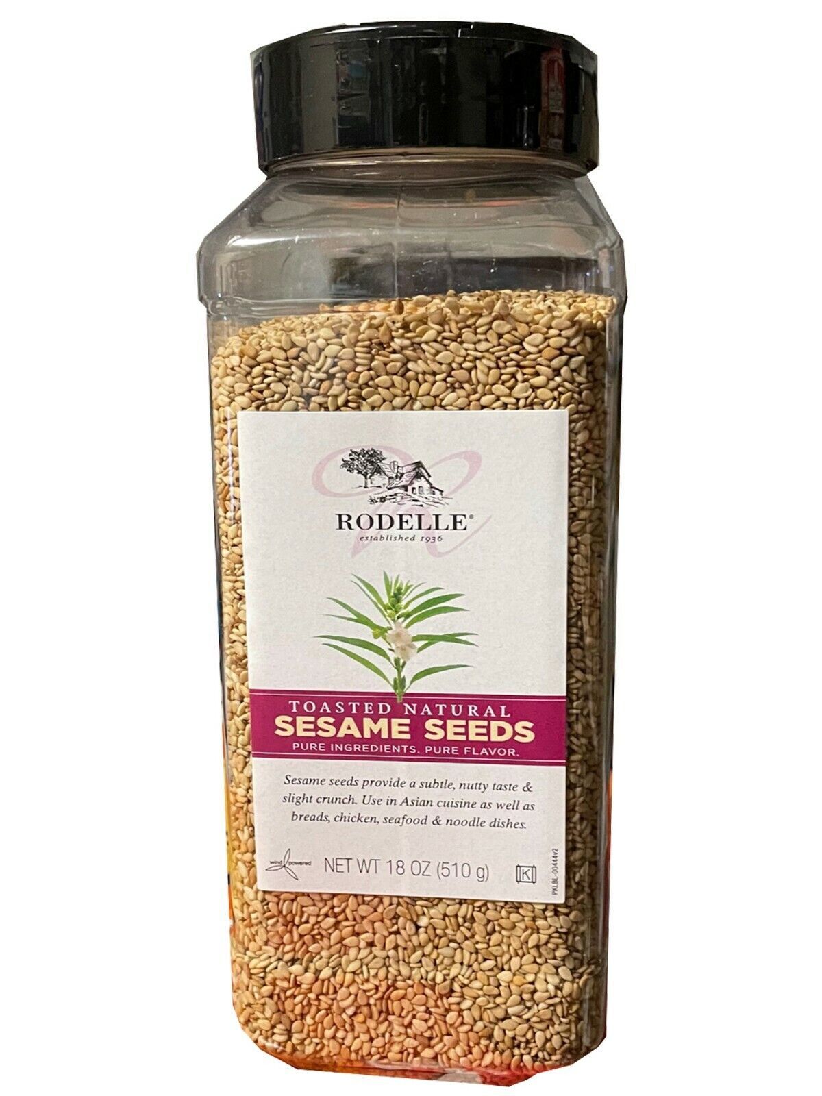  Rodelle Toasted Natural Sesame Seeds, 18oz   - $16.25