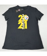 Nike Pittsburgh Steelers Medium T-Shirt NFL 2021 Playoffs Black - $306.77 MXN