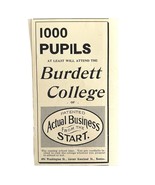 Burdett Business College 1894 Advertisement Victorian 1000 Pupils ADBN1jj - $19.99
