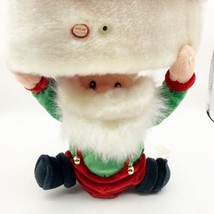 Gemmy Animated Singing Santa Peek a Boo Christmas Hat Claus Is Coming To... - $24.99