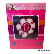 Barbie Flower Fun Latch Hook Kit 13&quot; X 13&quot; Htf Brand New! Caron International - £20.98 GBP