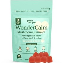 Plant People WonderCalm Mushroom Gummies - Natural Ashwagandha Supplemen... - $12.82